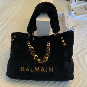 Noir/Black Soft Cabas-Sponge handbag